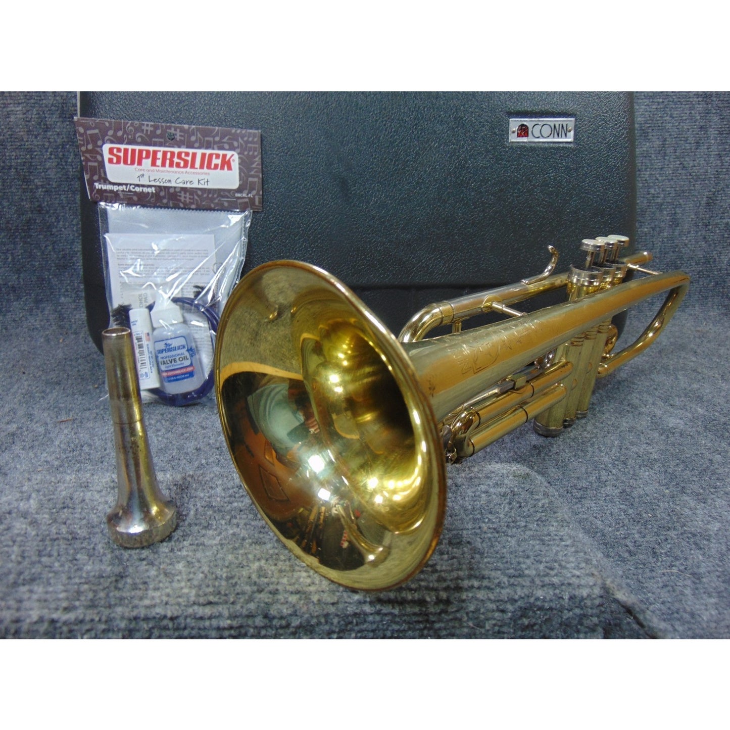 Conn Director Bb Trumpet READY TO PLAY Beginner Student Mouthpiece Care Kit