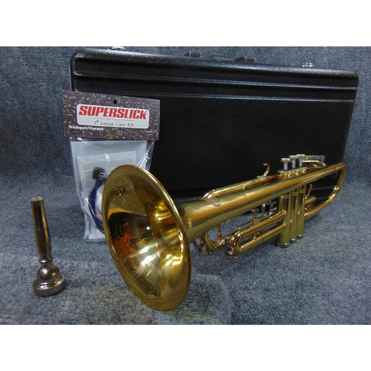Bundy Bb Trumpet READY TO PLAY for Beginner Student With Mouthpiece & Care Kit